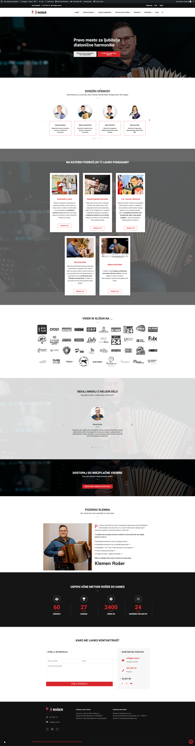 Spletne Strani 27 roser.si